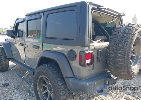 2022 Jeep Wrangler Unlimited Sport S 4X4 from USA, damaged, VIN 1C4HJXDM9NW128554